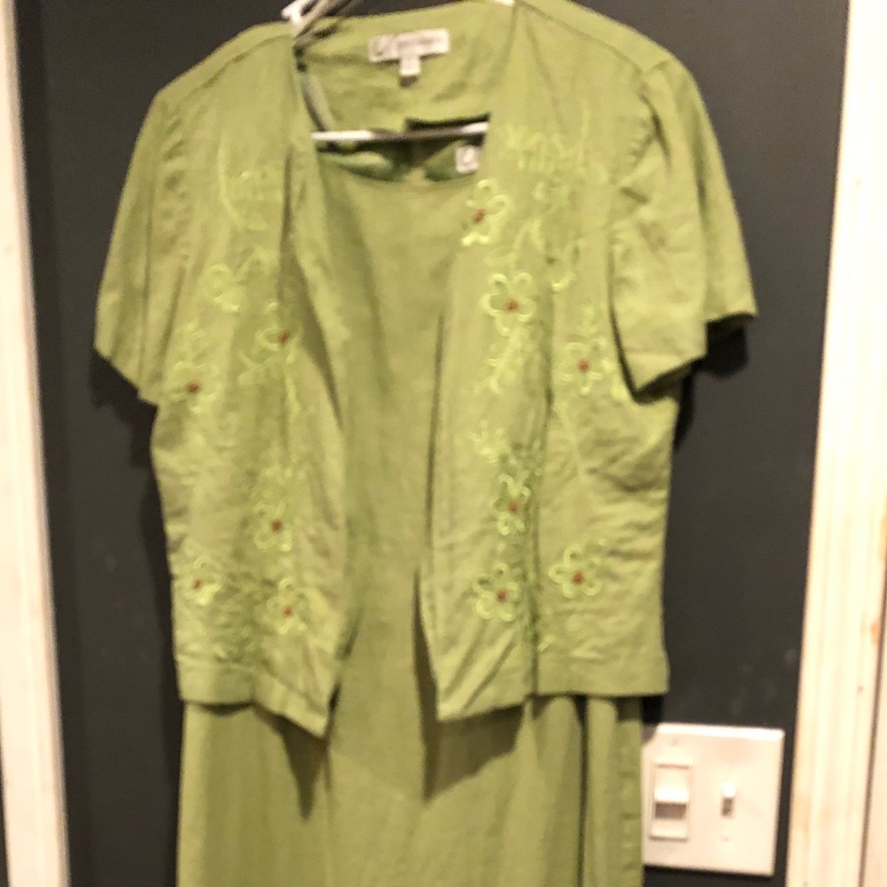 Size 8 long dress with jacket